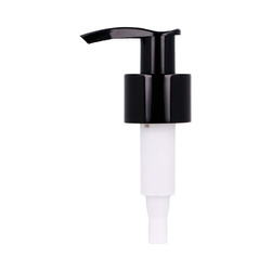 Pompka czarna 24/410 czarny aluminiowy kołnierz, rurka 200 mm