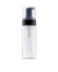 Butelka 150 ml bezbarwna PET, Pompka pianotówrcza czarna PP