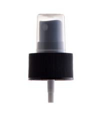 Atomizer PP czarny ryflowany, gwint 28/410