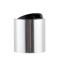 Disc top srebrno-czarny, PP, gwint 24/410