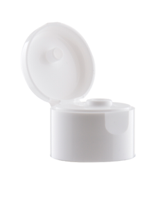 Flip top biały, PP, gwint 28/410