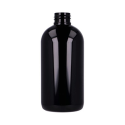 Butelka PET czarna 250 ml, gwint 24/410