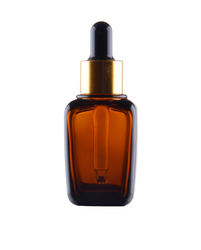 Butelka szklana 30 ml z pipetą, brązowa