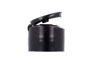 Flip top RPP czarny, gwint 24/410