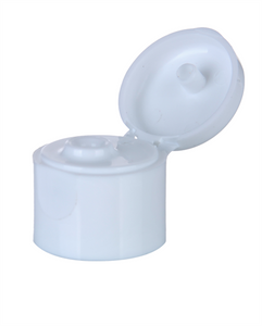 Flip top PP, biały, gwint 20/410