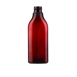 Butelka Shoulders Oval 200 ml, brązowa, PET, 24/410