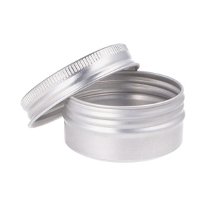 Słoik aluminiowy srebrny 30 ml, Nakrętka alumiowa srebrna 