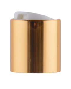 Disc top biały PP 24/410, złoty aluminiowy kołnierz