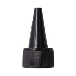 Nakrętka czarna PP z aplikatorem, gwint 24/410
