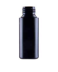 Butelka 50 ml, czarna, ECO-HDPE, 24/410