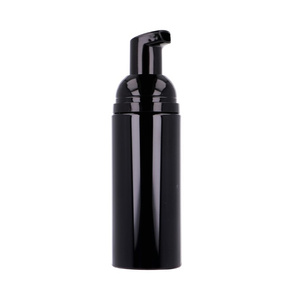 Butelka czarna PET 60ml, pompka pianotwórcza czarna PP, nasadka czarna PP