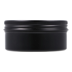 Słoik aluminiowy czarny 100 ml z nakrętką
