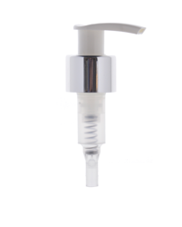 Pompka PP biało-srebrna, gwint 24/410