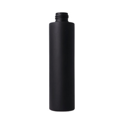 Butelka 200 ml, czarna matowa, HDPE z efektem Soft Touch, 24/410