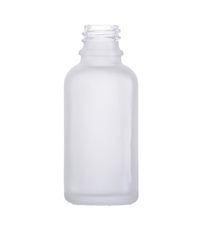 Butelka 30 ml, bezbarwna matowa, Szkło, DIN 18