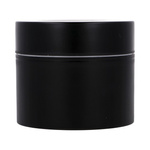 Słoik 100 ml PP czarny, biały termos, Nakrętka czarna matowa PP