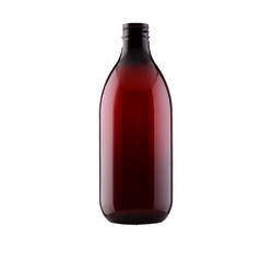 Butelka Beauty Syrup 500 ml, brązowa, PET, 28/410