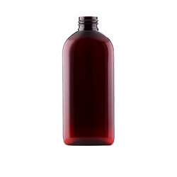 Butelka Soft Oval 200 ml, brązowa, PET, 24/410