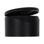 Flip top, czarny matowy PP, 24/410