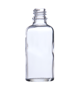 Butelka 100 ml, szklana bezbarwna (transparentna), DIN 18